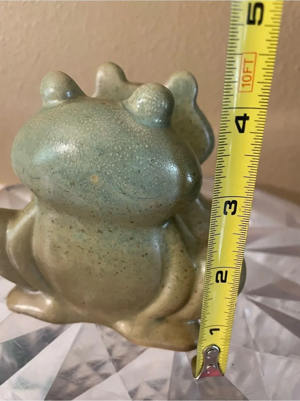 Vintage Pottery Frog Sponge Holder New!